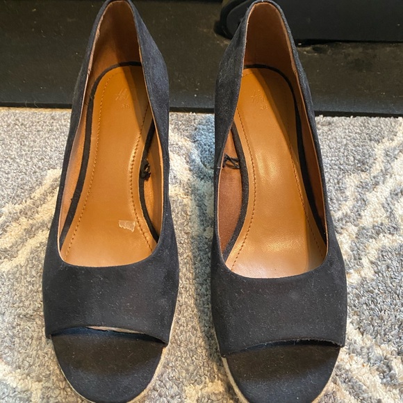 Open toe wedge heel sandals - Picture 3 of 6